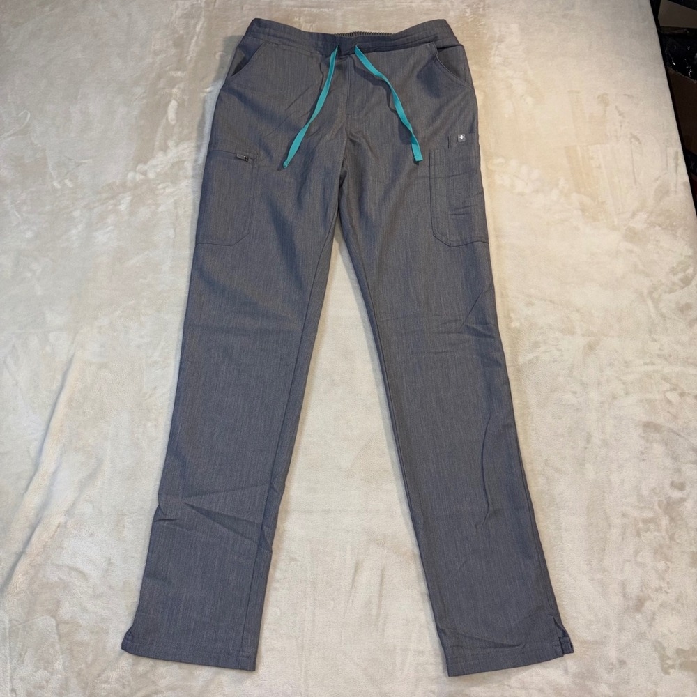 FIGS Technical Collection Livingston Scrub Pants Gray Small Tall TW2000T